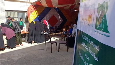 مصر الخير: 5020 خدمة لـ1560 شخص بقافلة شمال سيناء