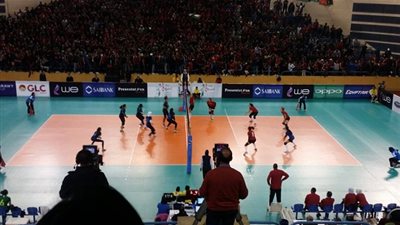 الأهلي يفوز ٣/٠ على الدفاع الحسني المغربي بالبطولة العربية لسيدات الطائرة