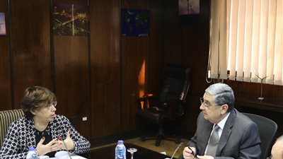 لقاء وفد كهربائى 