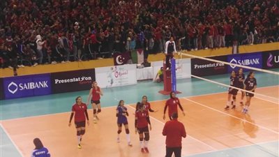 سيدات الأهلي يفزن على الصيد 3-0 بالبطولة العربية للطائرة