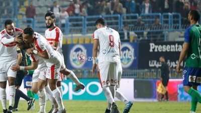 الزمالك يسحق المقاصة برباعية ويحلق في صدارة الدوري