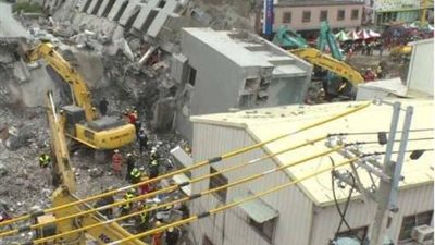 زلزال قبالة الساحل الشرقي لتايوان