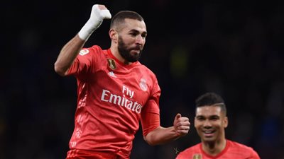 بنزيما يحقق رقم تهديفي مميز مع ريال مدريد