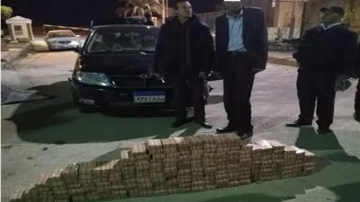 إحباط تهريب 108 كيلو حشيش عبر محور قناة السويس