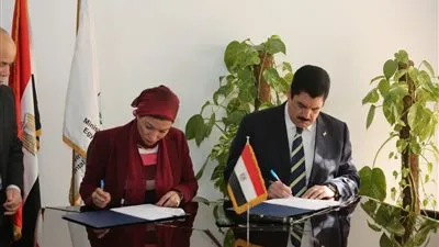 وزيرة البيئة توقع بروتوكول تعاون مع محافظ القليوبية.. وتطالب بتقدير ثروة الأشجار