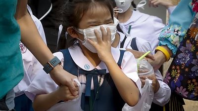 إغلاق 437 مدرسة فى تايلاند بسبب تلوث الهوء الخطير