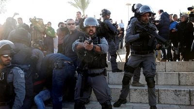 إصابة 4 فلسطينيين في مواجهات مع الجنود الإسرائيليين برام الله