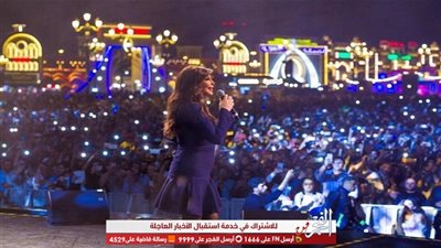 إليسا تشغل المدينة العالمية بحفل غنائي ضخم (صور)