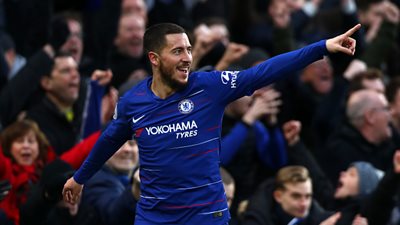 تعليق مثير من هازارد بعد سحق هدرسفيلد بالخمسة