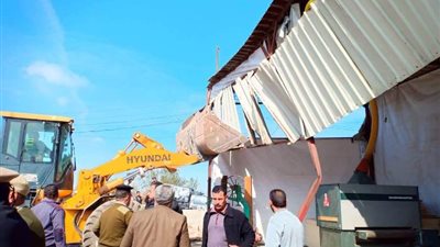 إزالة 6 حالات تعدي على أملاك الدولة بالشرقية