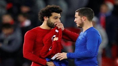 هازارد يضغط على محمد صلاح