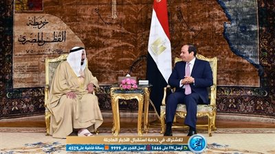 السيسي يؤكد لحاكم الشارقة أن مصر والإمارات بينهما روابط تاريخية ومصير مشترك
