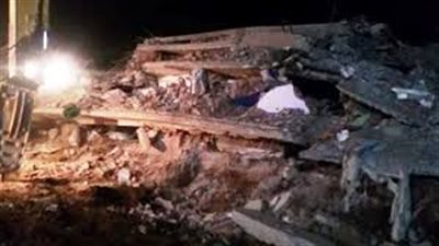 ارتفاع أعداد المصابين إلى 6 إثر انهيار عقار بإدفو