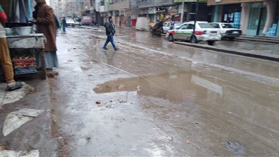 أمطار غزيرة مصحوبة بثلوج في المنيا 