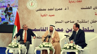 حاكم الشارقة من زراعة القاهرة: أيام الدراسة كانت أجمل أيام عمري