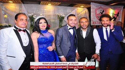 مطرب المهرجانات حمو بيكا يحيي حفل خطوبة عنتر ودنيا الحلو (صور)