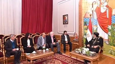 البابا تواضروس يستقبل عضو مجلس أوصياء الجامعة الأمريكية