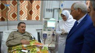 مستشفى دماص تستقبل محافظ الدقهلية بالمزمار.. وشاروبيم يعترض: راحة المرضى أهم