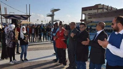 ختام بطولة الصعيد الشتوية للسباحة ببنى سويف