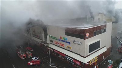 مصرع امرأة و4 أطفال فى حريق بمقاطعة روسية