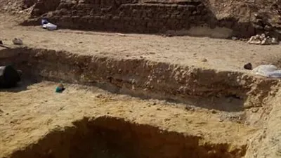 كشف أثري جديد في منطقة هرم ميدوم (صور)