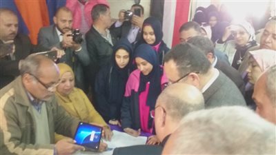 توزيع جهاز الحاسب اللوحي 