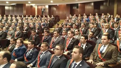 دفعة النيابة العامة 2015 تؤدي اليمين القانونية أمام وزير العدل (صور)