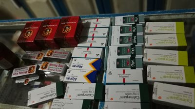 ضبط أدوية مخدرة ومنشطات مهربة بالصيدليات في الشرقية (صور)
