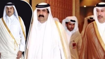 حكام قطر يهنئون إيران بثورة الخميني