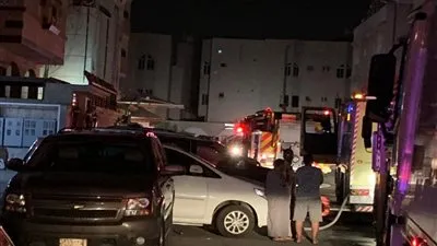 اختناق 19 شخصًا في حريق شقة سكنية بجدة