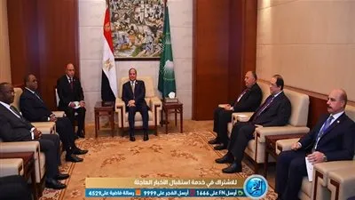 الرئيس يلتقي مع رئيس البنك الأفريقي للتصدير والاستيراد‎