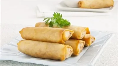 طريقة عمل سبرنج رول بالخضار والدجاج