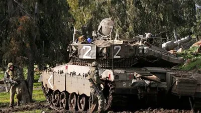 مناورات إسرائيلية فى الجولان على حدود سوريا