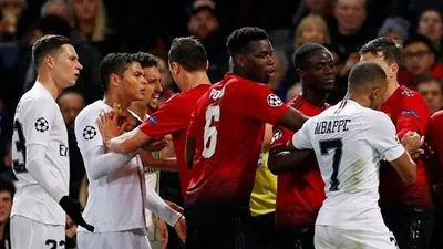 فضيحة باريس سان جيرمان أمام مانشستر يونايتد