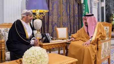خادم الحرمين الشريفين يستقبل وزير الداخلية بسلطنة عُمان
