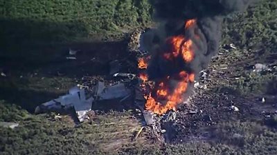 تحطم طائرة فى مقاطعة كيريش غرب كينيا