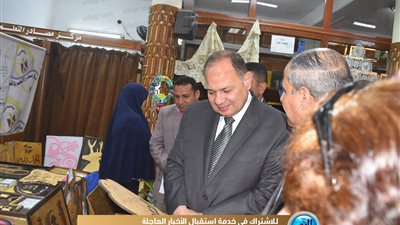 محافظ الفيوم يفتتح معرض الأنشطة الطلابية بمديرية التربية والتعليم (فيديو وصور)