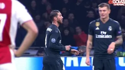 شاهد الفيديو الذي يدين راموس في لقطة أياكس المثيرة