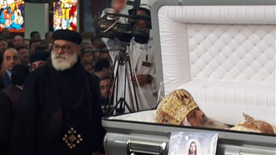 مراسم دفن الأنبا ثاؤفيلس أسقف البحر الأحمر 