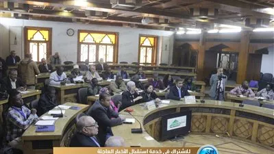 بدء فعاليات حفل استقبال الوفد الأوغندي بنقابة المهندسين (صور)