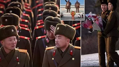 آلاف الكوريين الشماليين يشاركون فى تأبين والد 