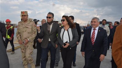 وزير النقل يتفقد الحائط الخراساني 