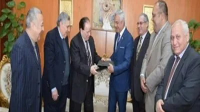  توقيع بروتوكول تعاون بين جامعة المنوفية وأكاديمية طيبة