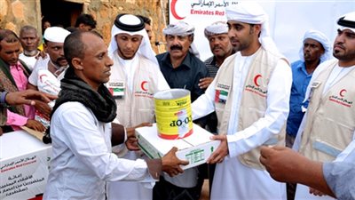 حصاد مساعدات الهلال الاحمر الاماراتي خلال الـ 24 ساعة الماضية
