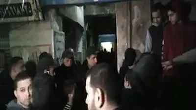 شاهد.. لقطات جديدة من موقع حادث الدرب الأحمر الإرهابي