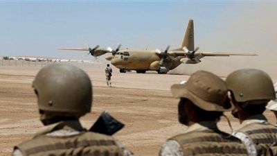 إسقاط جوي للتحالف العربي في حجة اليمنية