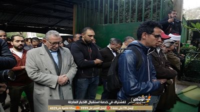 صلاة الجنازة على خالد توحيد (صور)