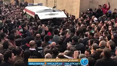 هتافات ضد الإرهاب و