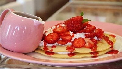 طريقة تحضير بان كيك الفراولة