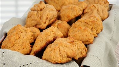 طريقة عمل بسكويت البطاطا الحلوة